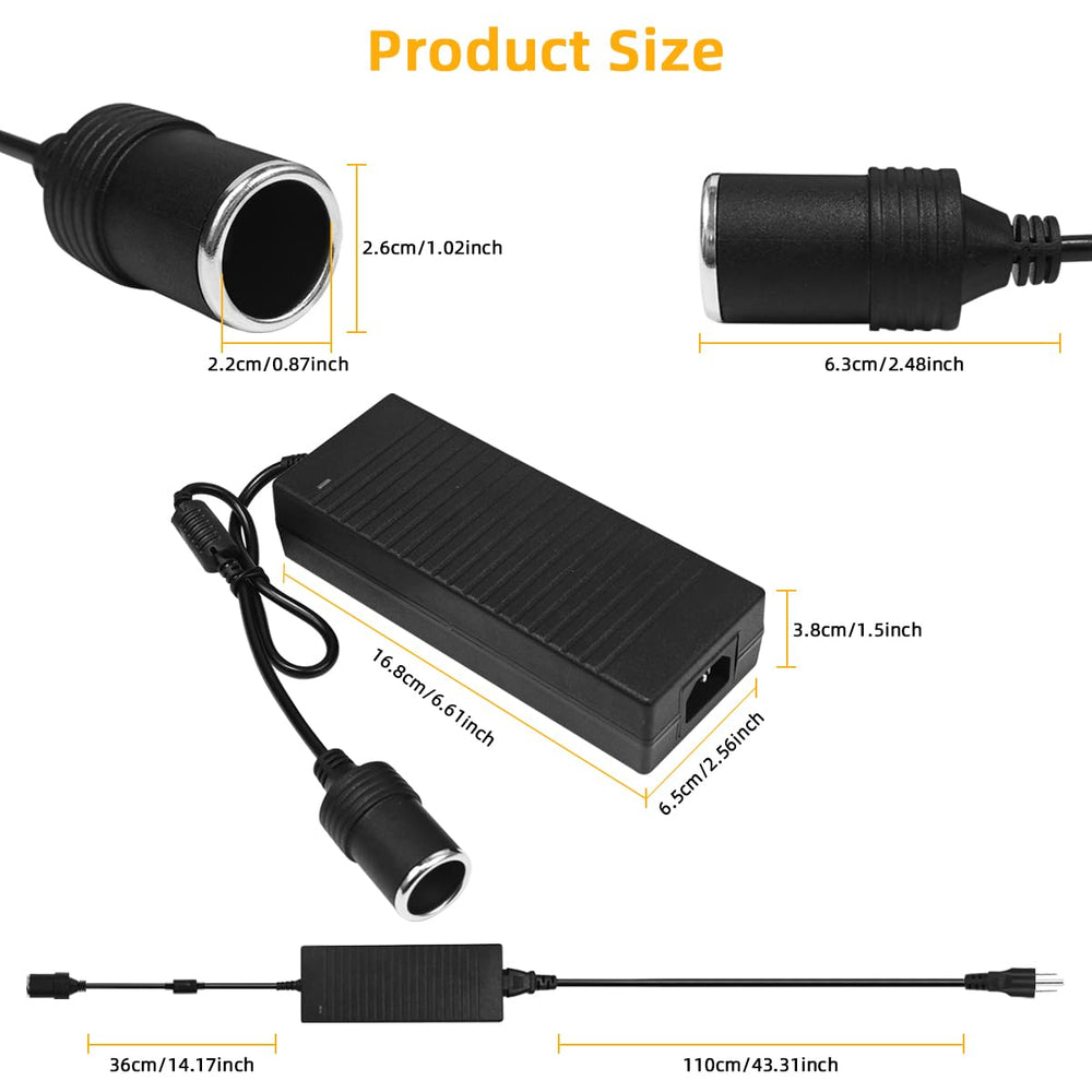 SUNMEG 180W converter side panel highlights safety certifications for trusted performance.