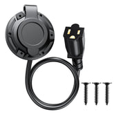 SunnyLith 20A 125V port plug inlet for reliable shore power outdoors.