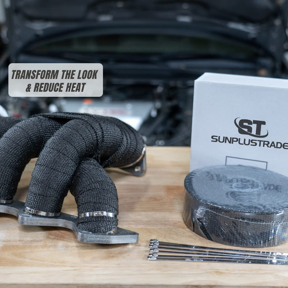 SunplusTrade wrap resists abrasion and oil exposure under hood.
