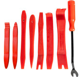 SunplusTrade front view of 8-piece trim tool kit showing full set and pouch for safe storage