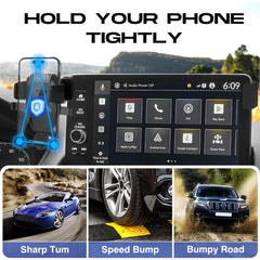 Sunsdrew air vent mount keeps the phone reachable during commutes