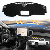 Sunsdrew dash cover perfectly fits the Toyota Tundra dashboard for a seamless look