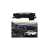 Sunsdrew dash cover on Toyota Tacoma protects the dash from sun glare.