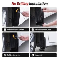 Sunsdrew all-weather mud flaps protect undercarriage through seasons.
