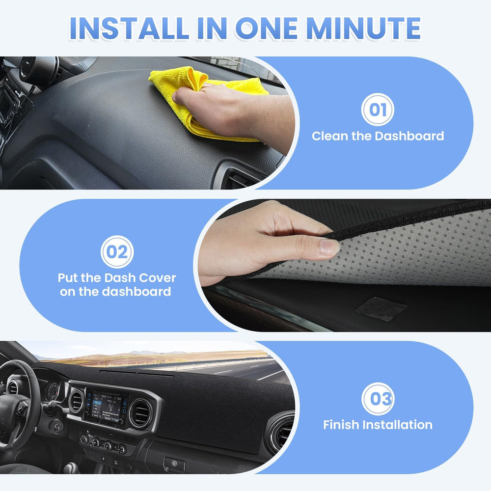 Sunsdrew sunshield protector keeps Tacoma dash looking new longer.