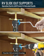 SUNSHINE FARMRE drill-mode operation enables fast RV slide-out stabilization