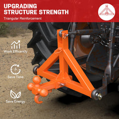 SUNSHINE FARMRE 2-5/16 inch trailer ball hitch for heavier tasks