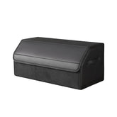 Sunshine Sky trunk organizer 22-inch leather suede cover keeps items neatly organized