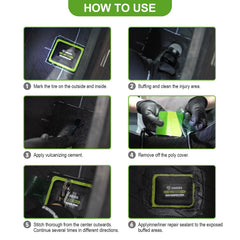 SUNSOUL 10-pack patches provide multiple on-the-road fixes