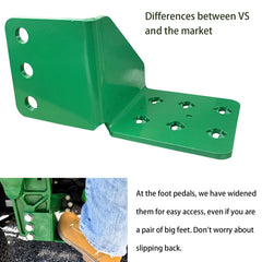 SUONE widened pedal design for comfortable footing on larger feet