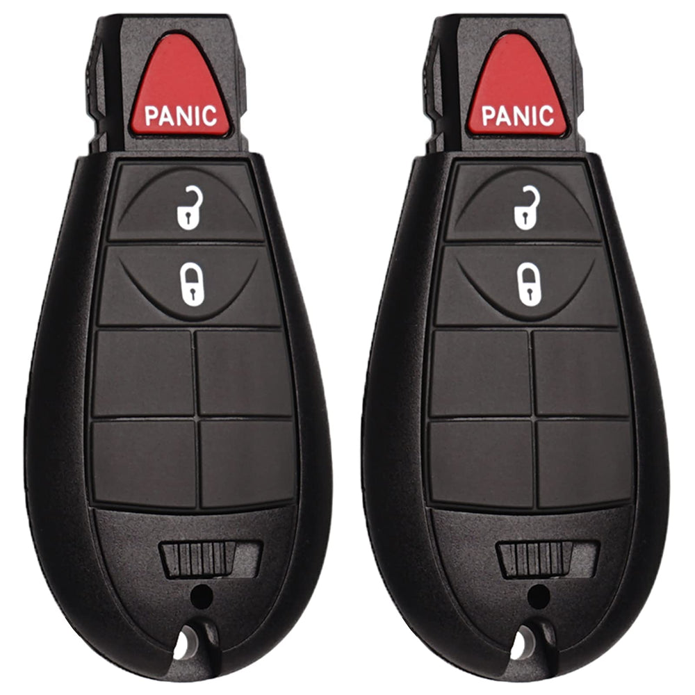 SUPALAND car key fob front view with compact grip for Dodge RAM
