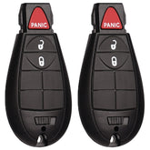 SUPALAND car key fob front view with compact grip for Dodge RAM