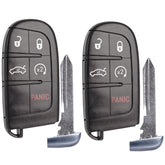 SUPALAND chrysler-dodge-fob-front ready-to-use remote for quick car access.