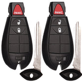 SUPALAND key fob front view, ready for quick replacement in compatible Dodge and Jeep models.
