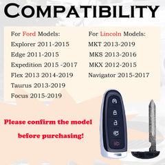 SUPALAND replacement fob for Ford Expedition 2015 ready for setup