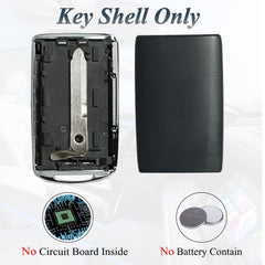 SUPALAND Miata key fob shell with four-button layout for stylish replacement.