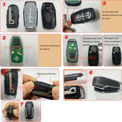 SUPALAND key fob shell for MKX detail, strong mix of metal and plastic