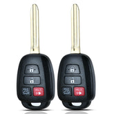 Supaland key fob for Toyota RAV4 4-button with easy remote access
