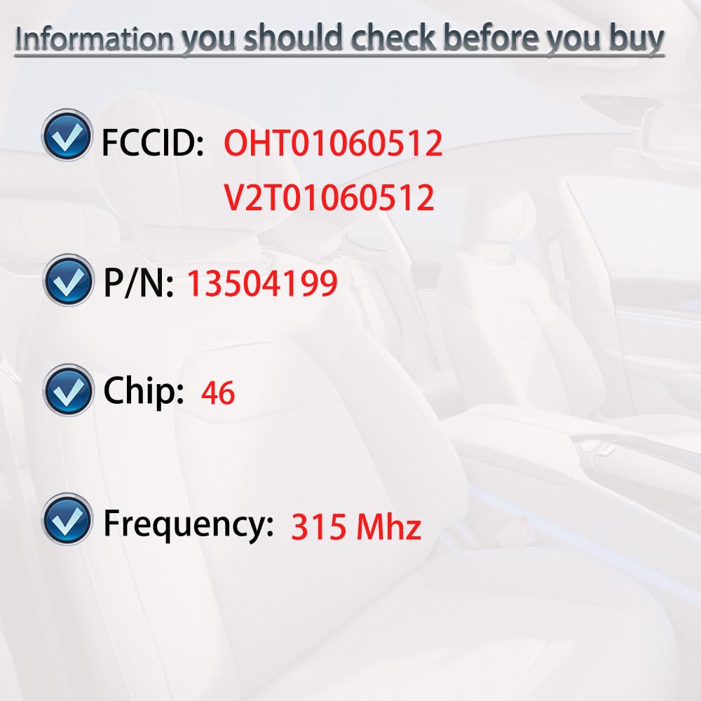 SUPALAND 5-button key fob for Cruze, easy replacement designed for quick DIY setup.