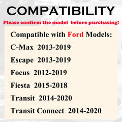 SUPALAND Ford Focus back view remote showing compact design
