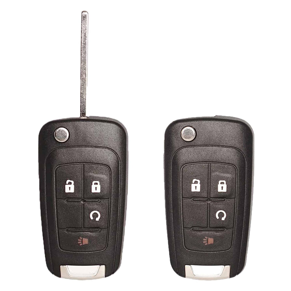 SUPALAND keyless remote front view with pre-installed battery for quick setup