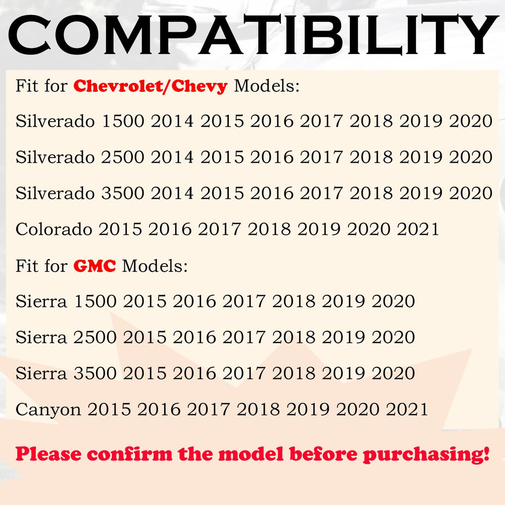 SUPALAND keyless remote start for GMC Sierra front view shows broad compatibility and ease of use