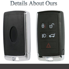 SUPALAND Land Rover key shell fitment comparison verifying compatibility across models