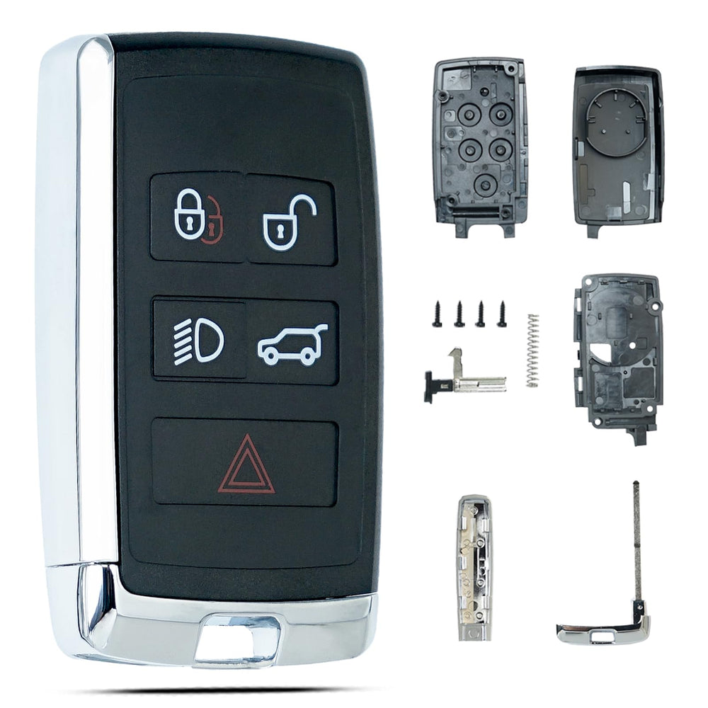 SUPALAND Land Rover key shell front view with durable metal and plastic construction for daily use