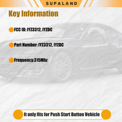 SUPALAND key fob back case shows durable exterior protection.