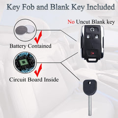 SUPALAND uncut ignition key with 46 chip, ready for cutting
