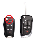 SUPALAND key fob for Chevy Cruze with pre-installed battery, ready to program.