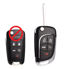 SUPALAND key fob for Chevy Cruze with pre-installed battery, ready to program.