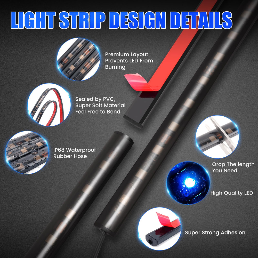 SUPAREE brake light mode activates bright red flash for better visibility