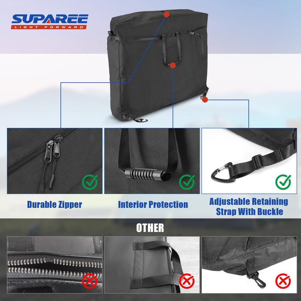 SUPAREE Freedom Panel Storage Bag features durable PP-ABS and waterproof fabric
