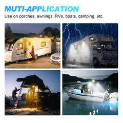 SUPAREE two-color porch light suits camping, travel, and home exteriors.