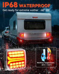 SUPAREE two-light kit attaches to trailers for versatile towing.