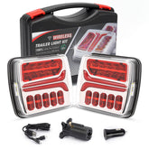 SUPAREE wireless trailer lights with magnetic base for quick mounting.
