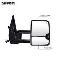 Right towing mirror from SUPDM set enhances side visibility for Ford F-150.