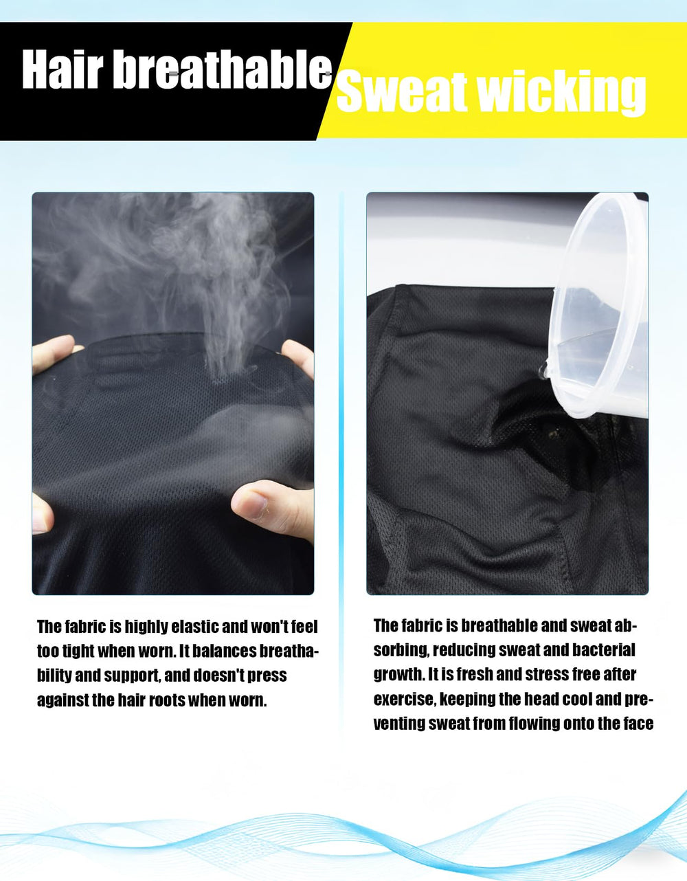 Supeniu Doo Rags used as helmet liner under hard hat for cooling and comfort