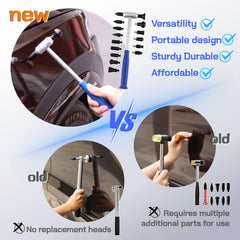 Super PDR 15-piece dent head set for versatile repairs.