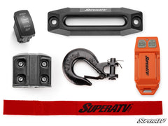 50 ft synthetic rope by SuperATV for durable, rust-resistant winching