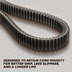 Installation view of the SuperATV Extreme Badass CVT Drive Belt on Polaris Ranger XP900.