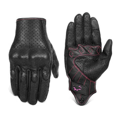 Superbike G01W gloves with rose line on wrist for stylish protection