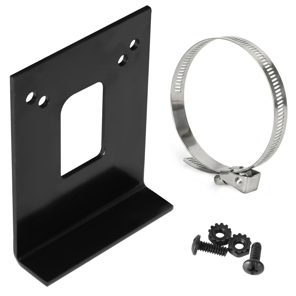 superbobi 57204 clamp-on trailer wiring bracket securely holds 4, 5, and 6 way sockets