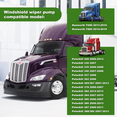 SuperDi compact push-fit design simplifies windshield pump installation.