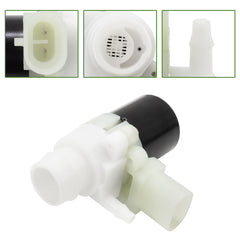 SuperDi Kenworth T880 windshield pump closeup shows compact, sturdy design.