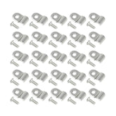 SUPERFASTRACING brake line clamp 3/16 inch in polished stainless for exact factory-style fit.