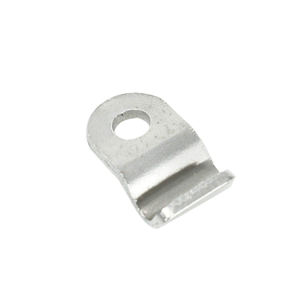 SUPERFASTRACING polished stainless clamps set with screws for automotive projects.