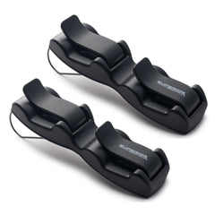 Superior Essentials car visor sunglasses holder dual ends clip keeps two pairs within reach