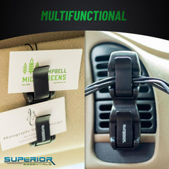 Superior Essentials compact 5 inch length fits visors without obstructing visibility